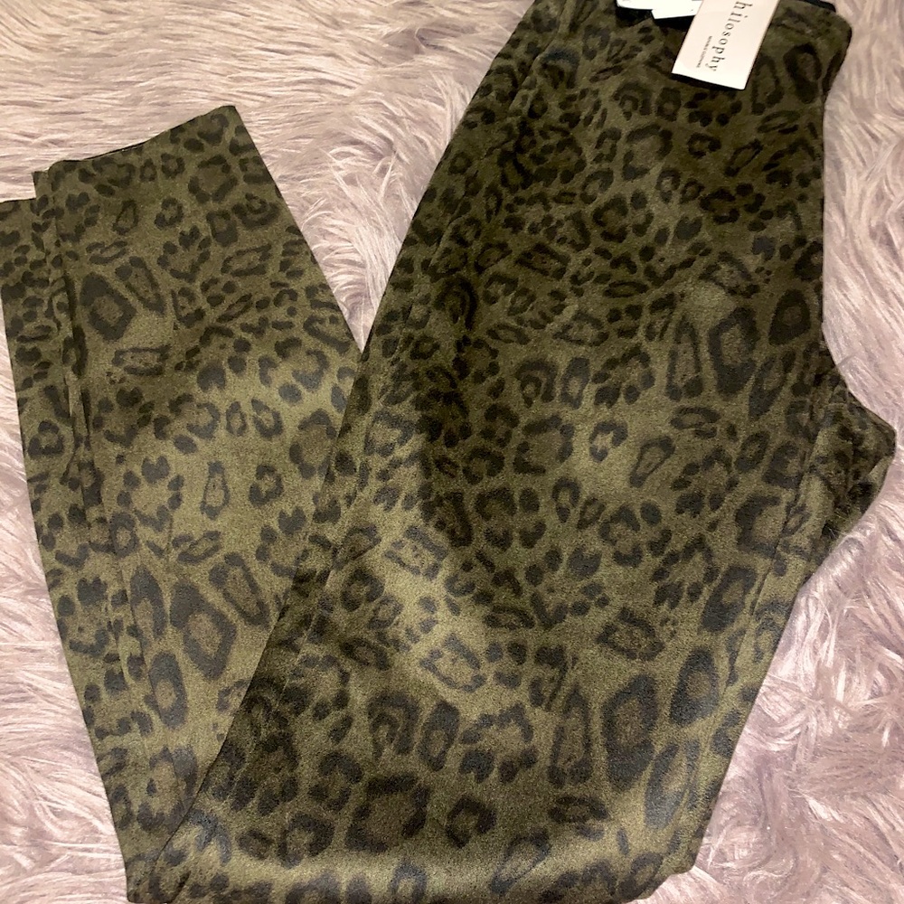Leopard print pants